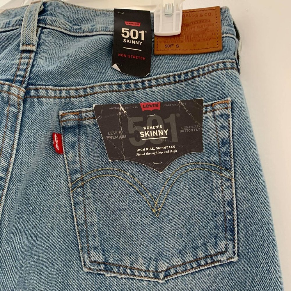 501 Levis Skinny Jeans